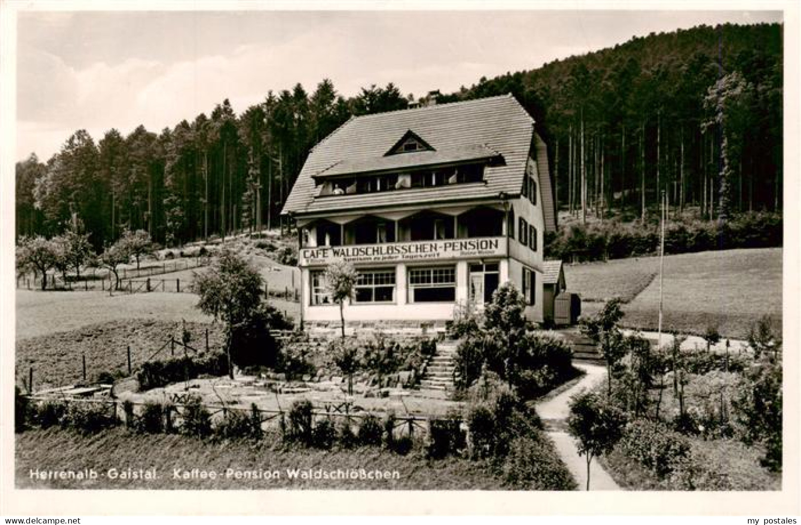 73937321 Herrenalb_Bad_Herrenalb Gaistal Kaffee Pension Waldschloesschen - Bad Herrenalb