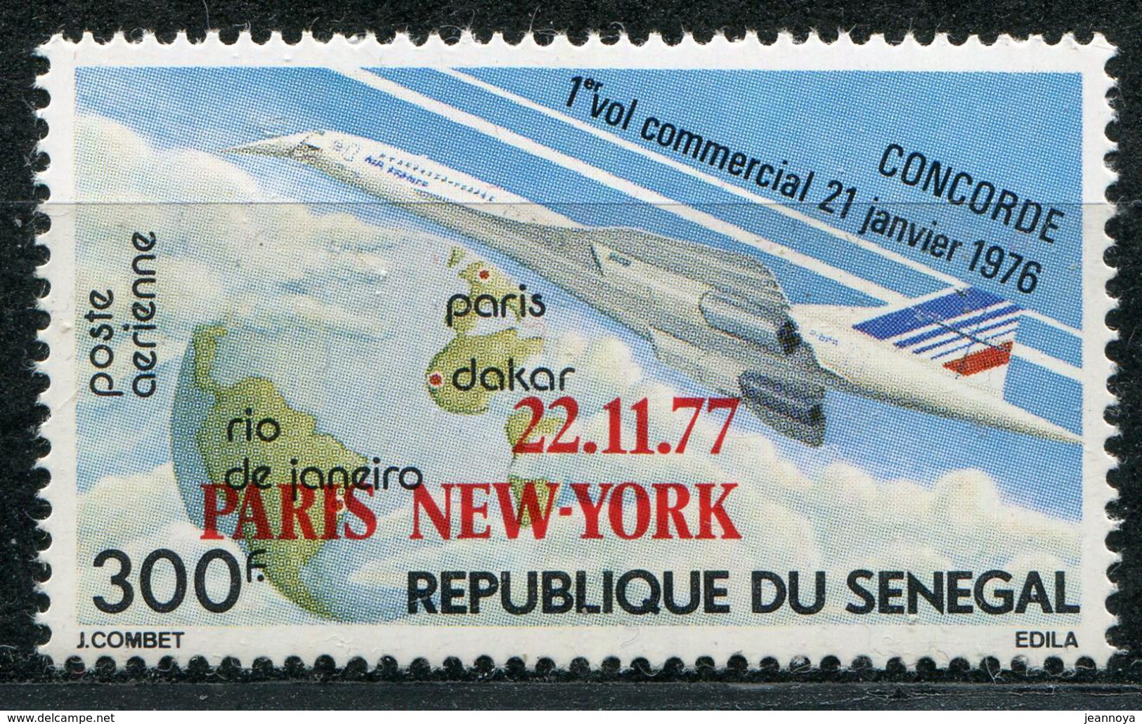 SENEGAL - PA N° 159 * * , VOL CONCORDE - SUP - Senegal (1960-...)