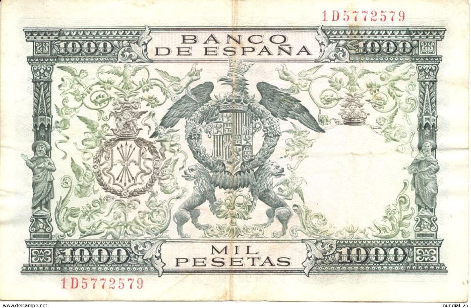 SPAIN 1.000 PESETAS 29/11/1957 - 1000 Pesetas