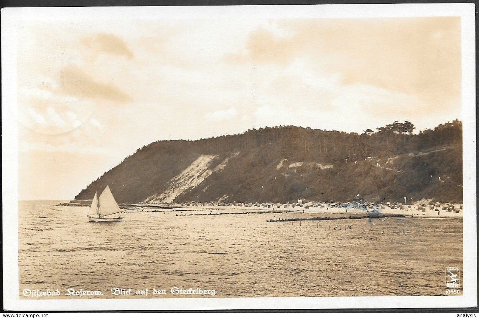 Germany Usedom Island Koserow Steckelberg Old Real Photo PC 1942 Mailed - Usedom