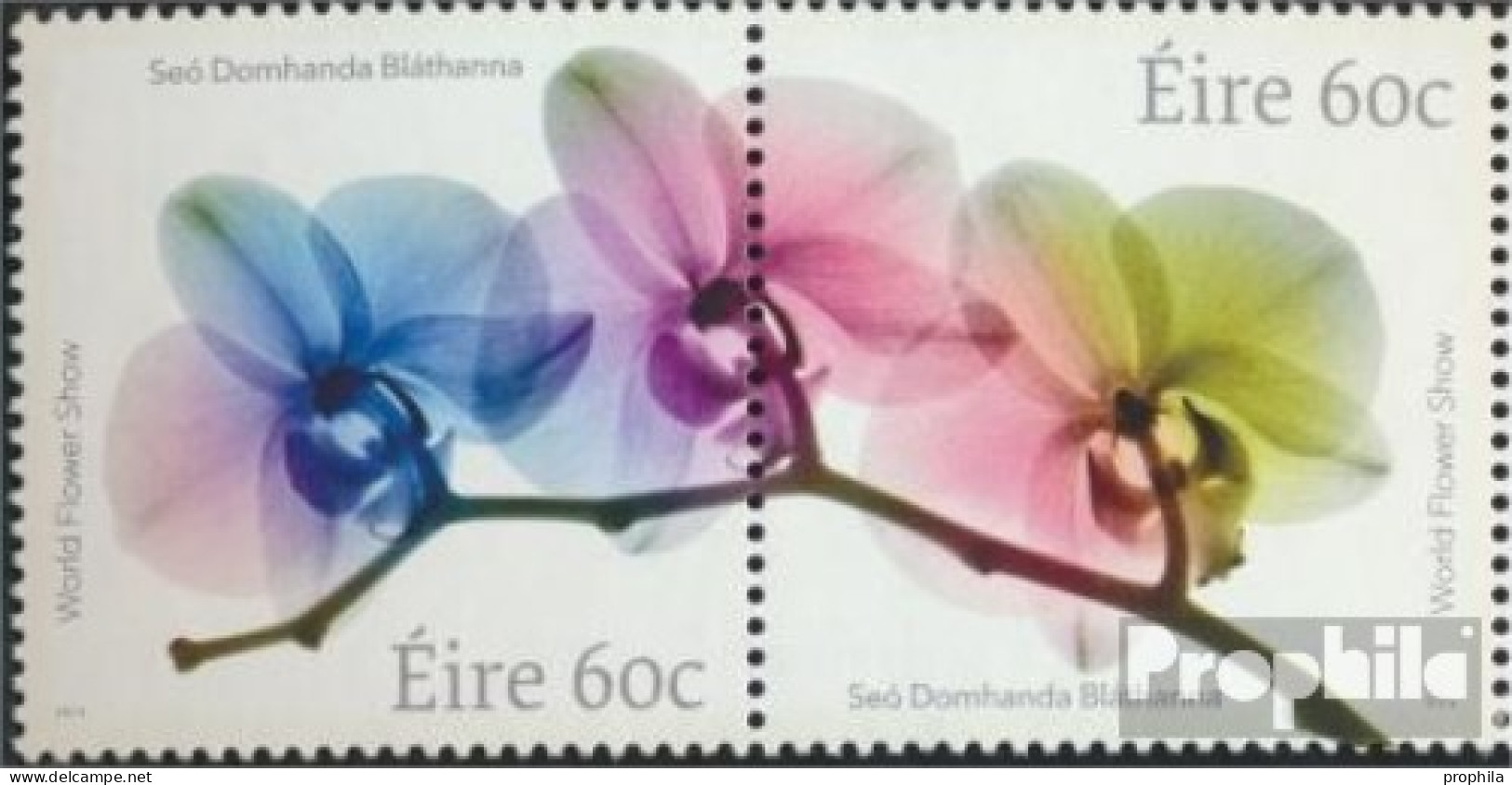 Irland 2094-2095 Paar (kompl.Ausg.) Postfrisch 2014 Weltblumenausstellung 2014 - Unused Stamps