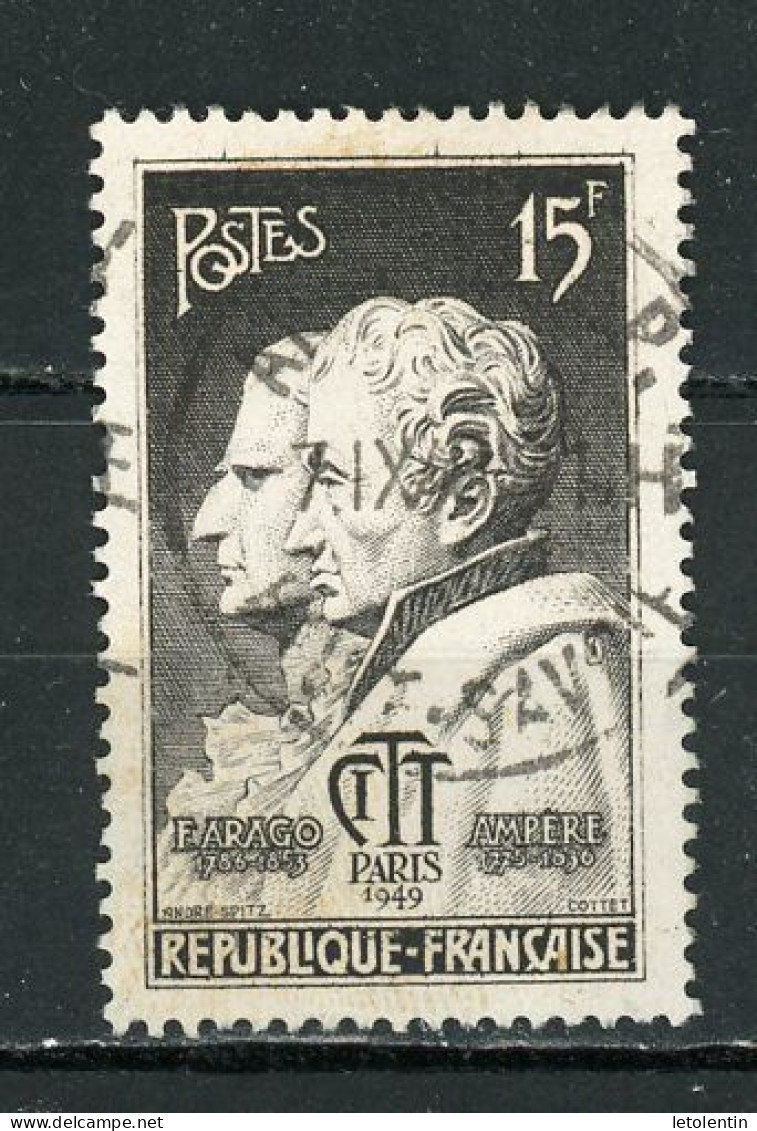 FRANCE - CONGRES TELEGRAPHIE - N° Yvert 845 Obli. Ronde - Used Stamps