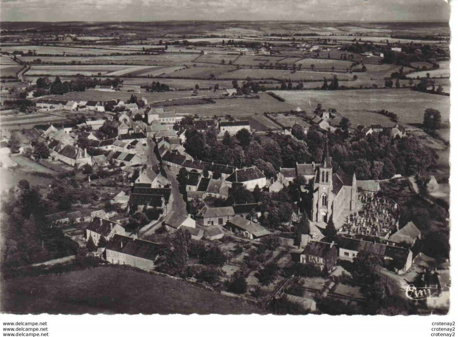 21 LIERNAIS Vers Saulieu N°1 Vue Aérienne De 1953 - Saulieu