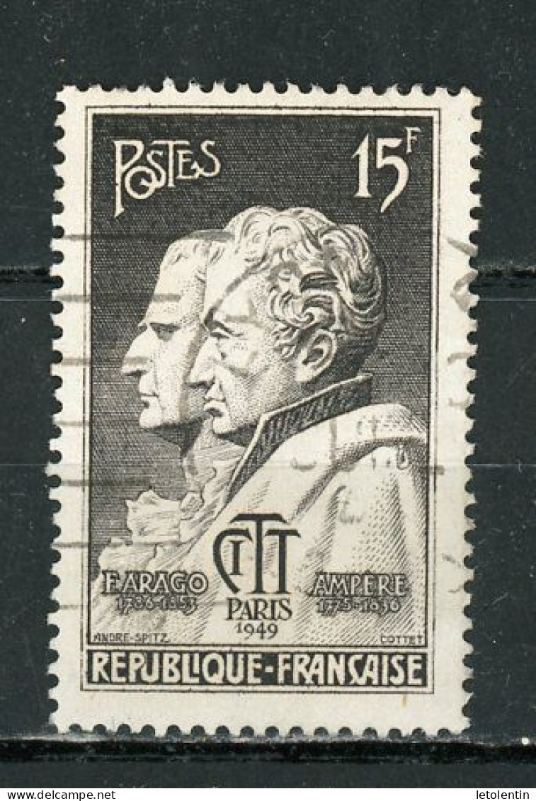 FRANCE - CONGRES TELEGRAPHIE - N° Yvert 845 Obli. Ronde - Used Stamps