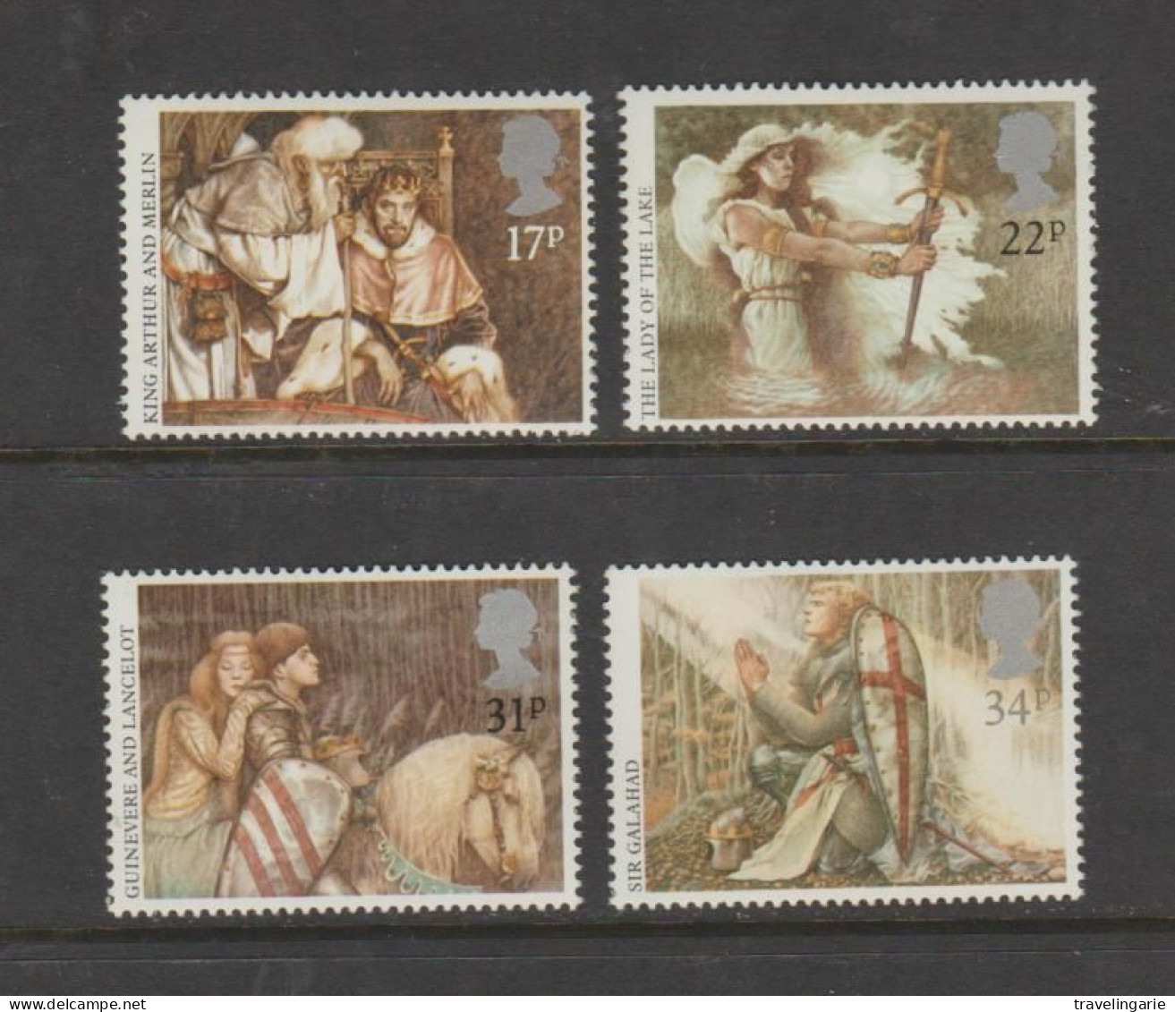 Great Britain 1985 Legend Of King Arthur MNH ** - Navidad