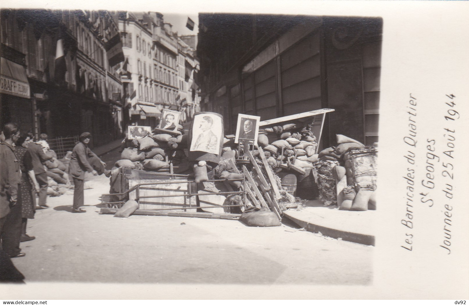 PARIS LIBERATION LES BARRICADES DU QUARTIER SAINT GEORGES JOURNEE DU 25 AOUT 1944  - Arrondissement: 09