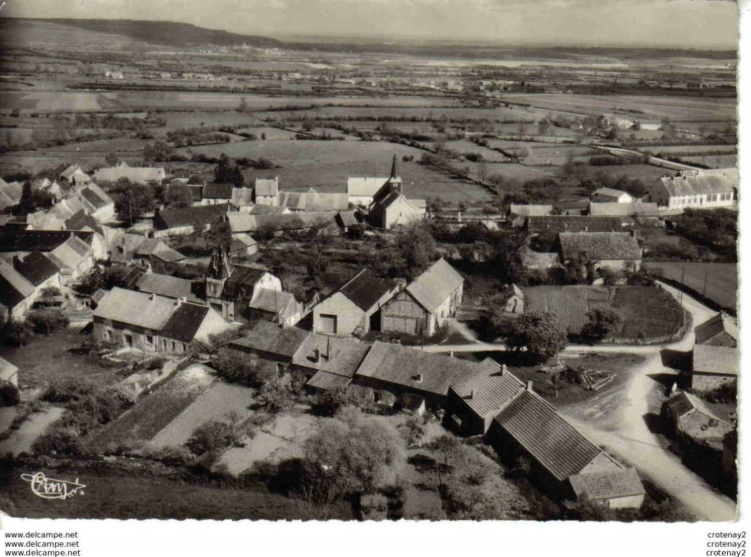 21 CENSEREY Vers Saulieu Liernais N°290 72 A Vue Générale Aérienne VOIR DOS - Saulieu