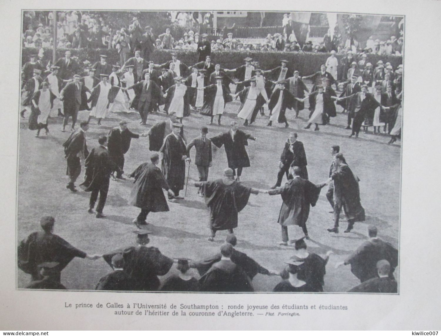 1924  Le Prince De Galles  Université De SOUTHAMPTON   Danse Avec étudiants  UNIVERSITY - Non Classificati