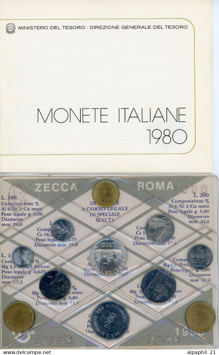 Italy, 1980 Complete Set - Collections