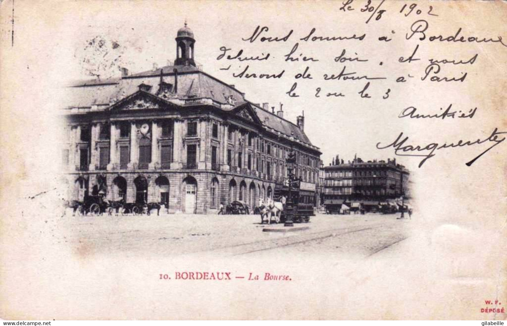 33 - BORDEAUX -   La Bourse - Carte Precurseur - Bordeaux