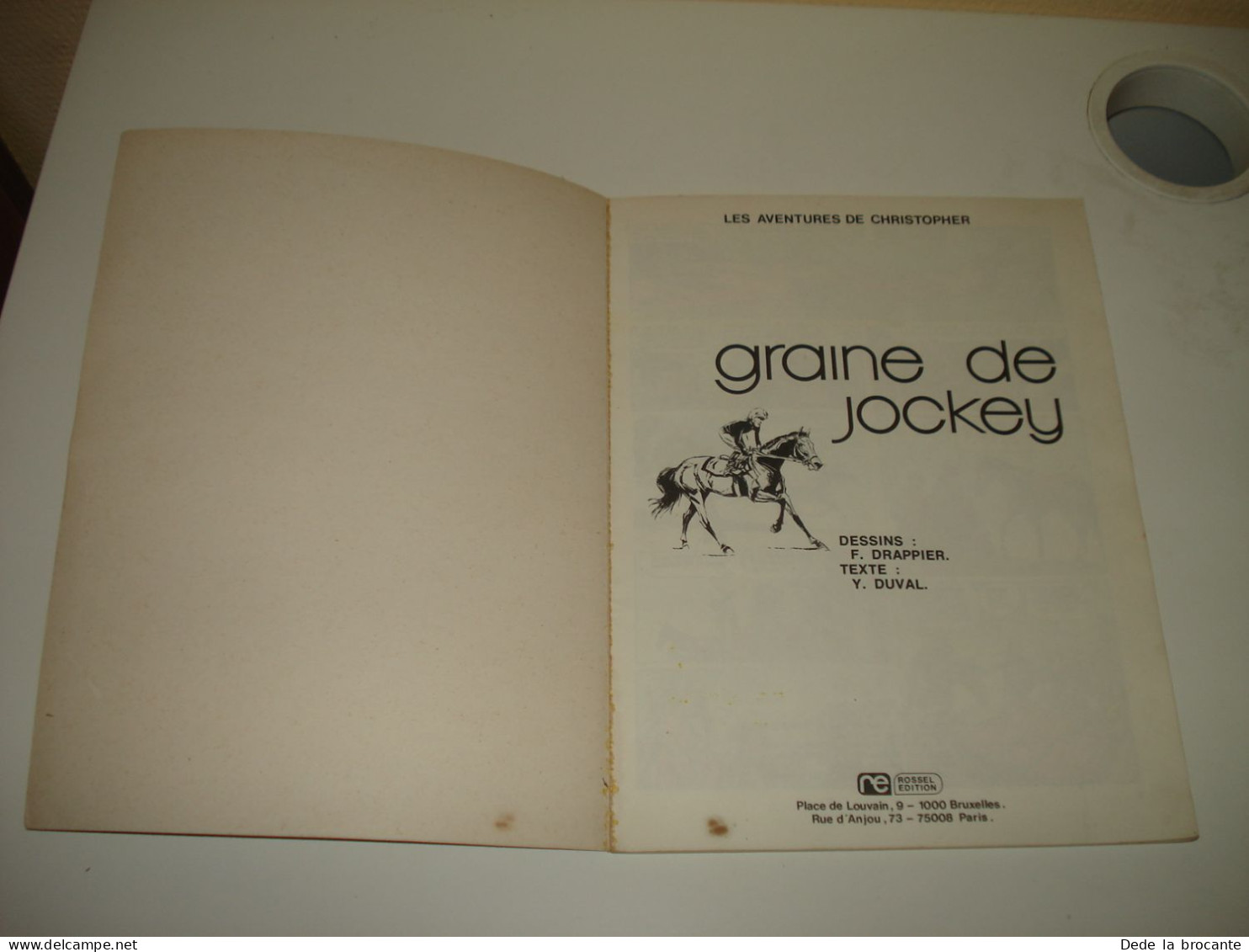 C55 ( 2 ) / Les Aventures De Christopher " Graine De Jockey " - EO De 1973 - Andere & Zonder Classificatie