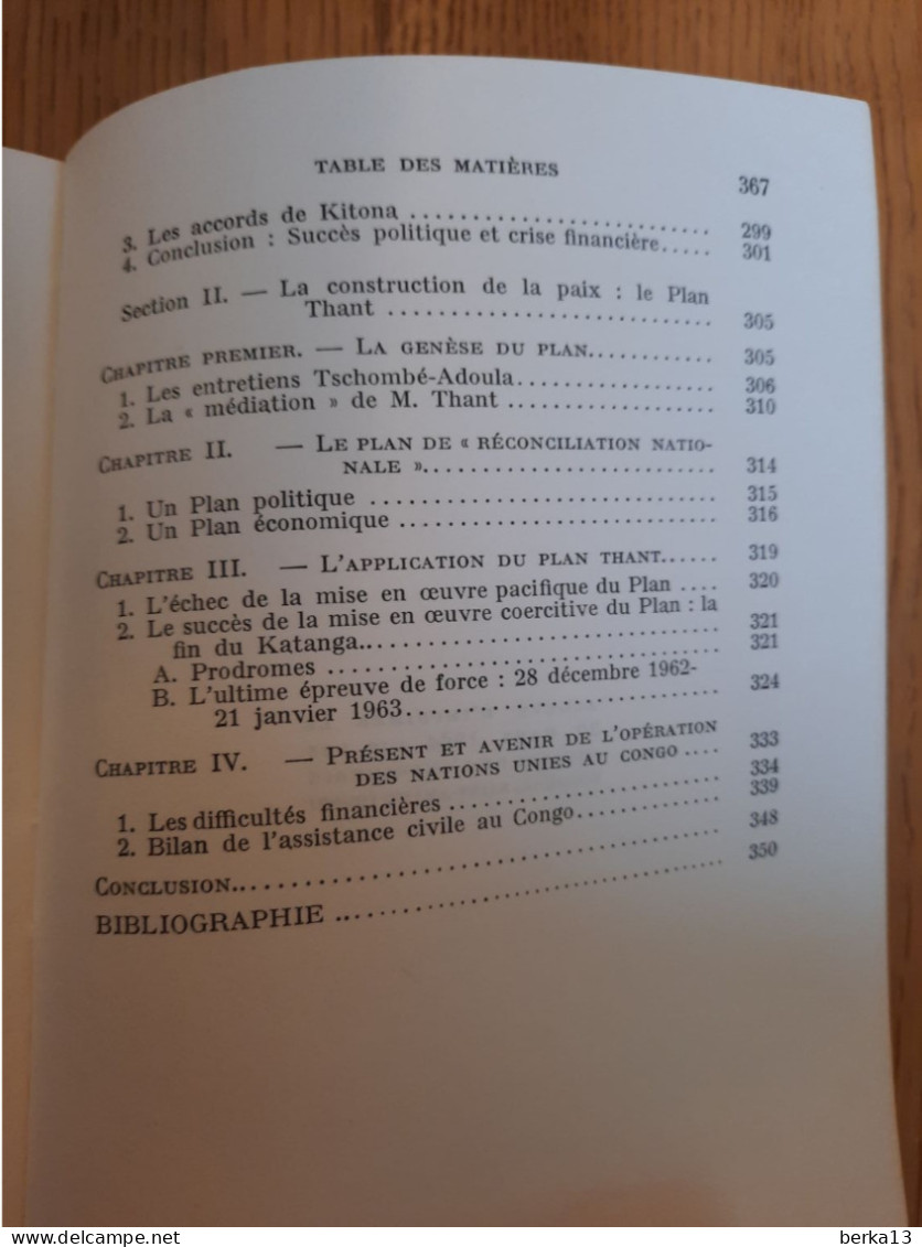 L'ONU et l'affaire du Congo LECLERCQ 1964