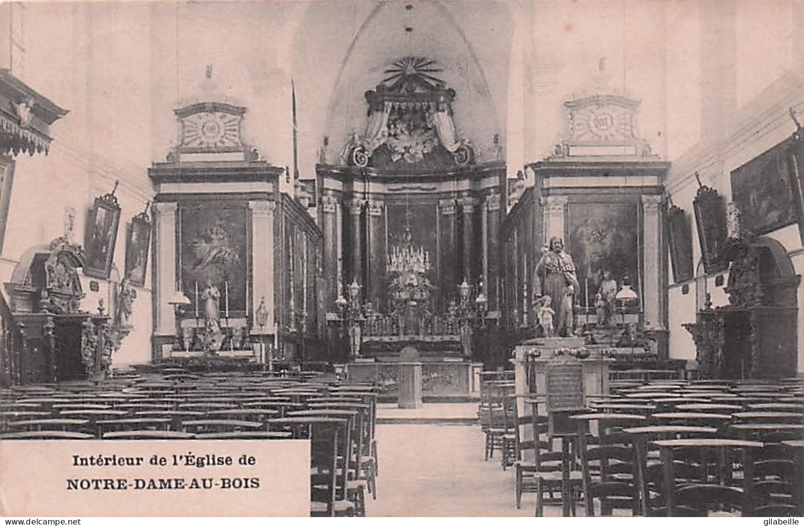 Overijje  - Interieur De L'église De Notre Dame Au Bois - Overijse