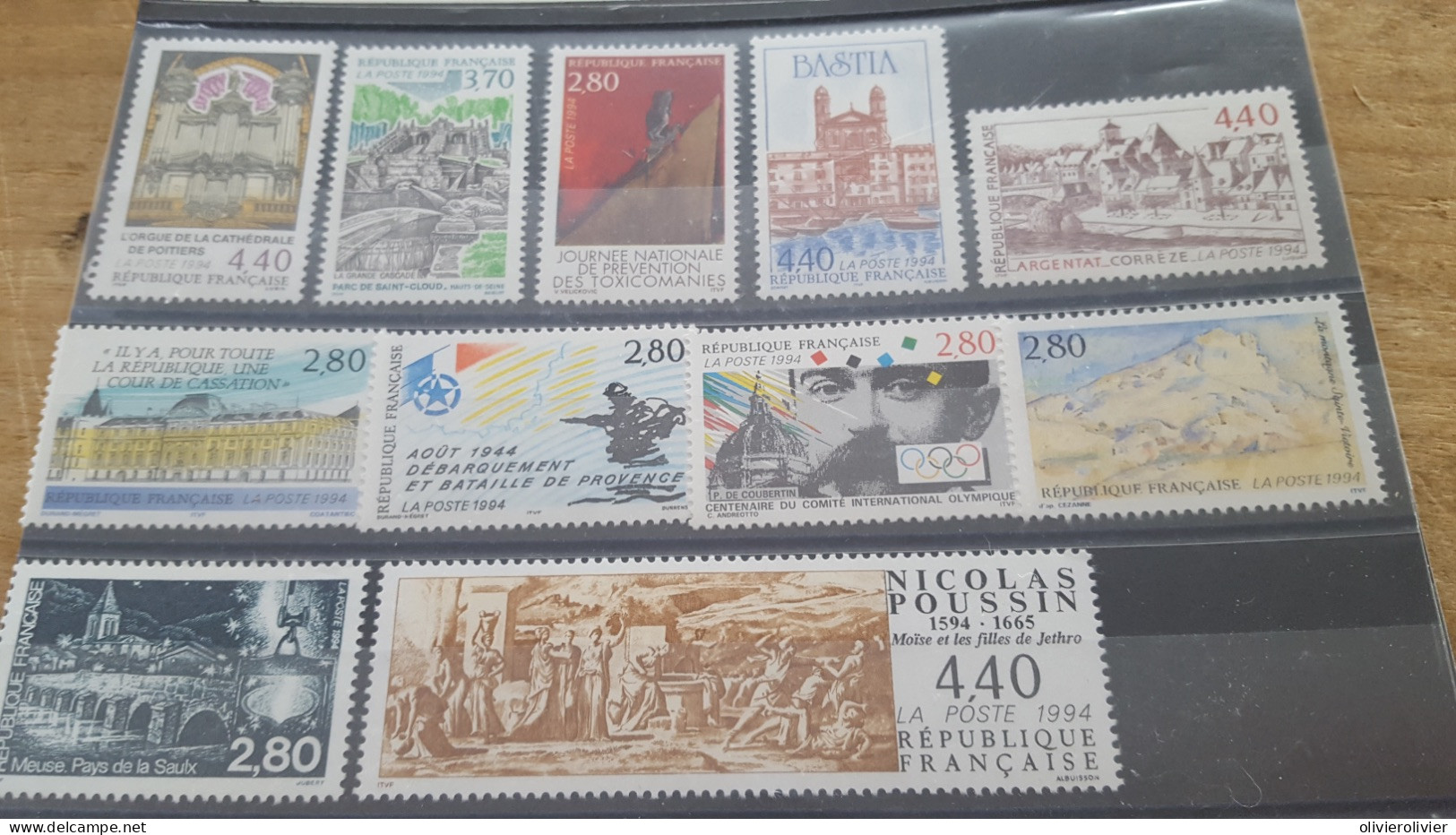 REF A1803  FRANCE NEUF** FACIALE - Collections