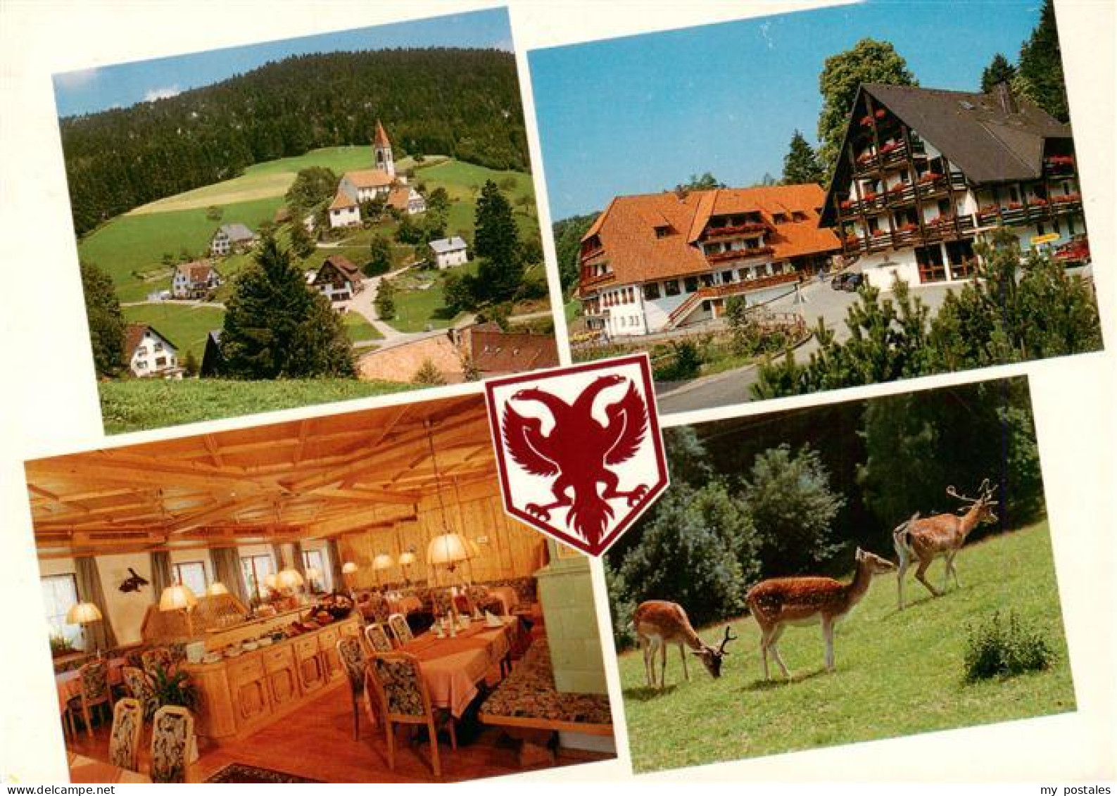 73937067 St_Roman_Wolfach Kirche Gasthof Hotel Zum Adler Gastraum Rehwild - Wolfach