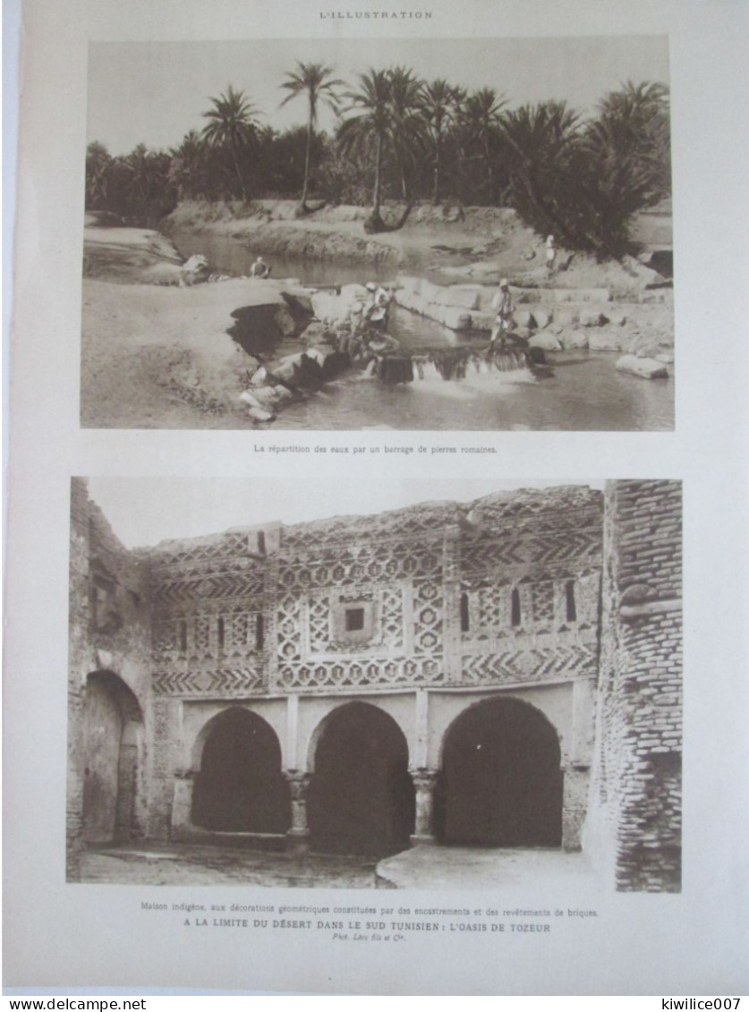 1924  TOZEUR LES OASIS DU DJERID NEFAT  SOUF EL OUED  Tunisie - Non Classés