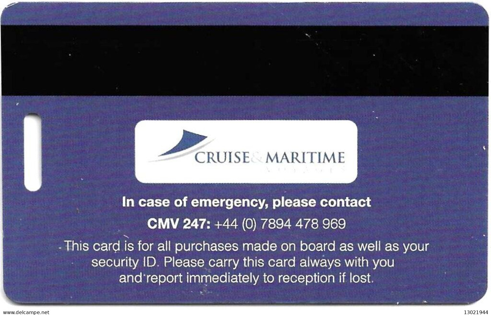 INGHILTERRA   KEY CABIN    CMV - Marco Polo (    Shipping Company ) - Cartas De Hotels