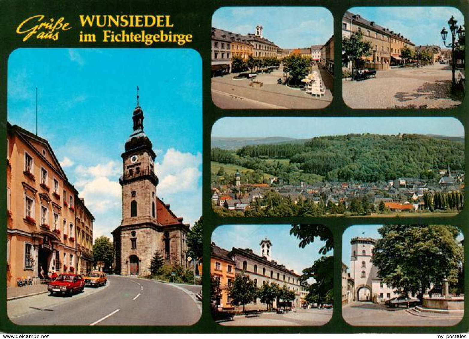 73936809 Wunsiedel Kirche Ortspartien Stadttor Brunnen Panorama - Wunsiedel