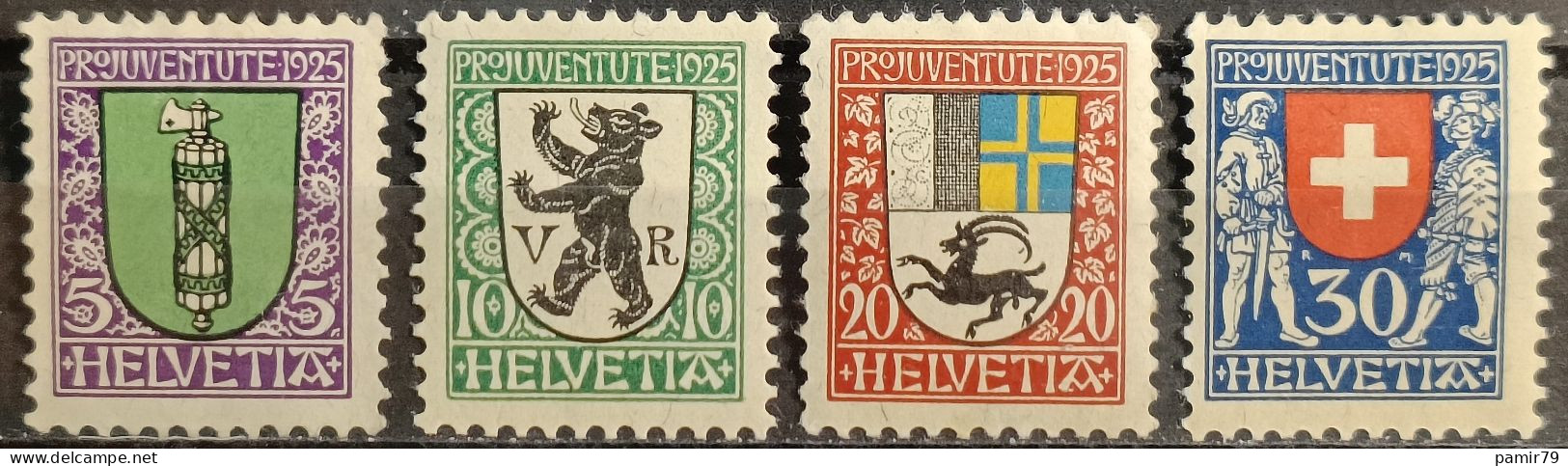 1925 PJ Kantonswappen Postfrisch** - Neufs