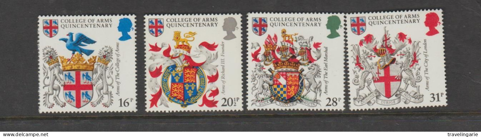 Great Britain 1984 500th Anniversary Of College Of Arms MNH ** - Unused Stamps