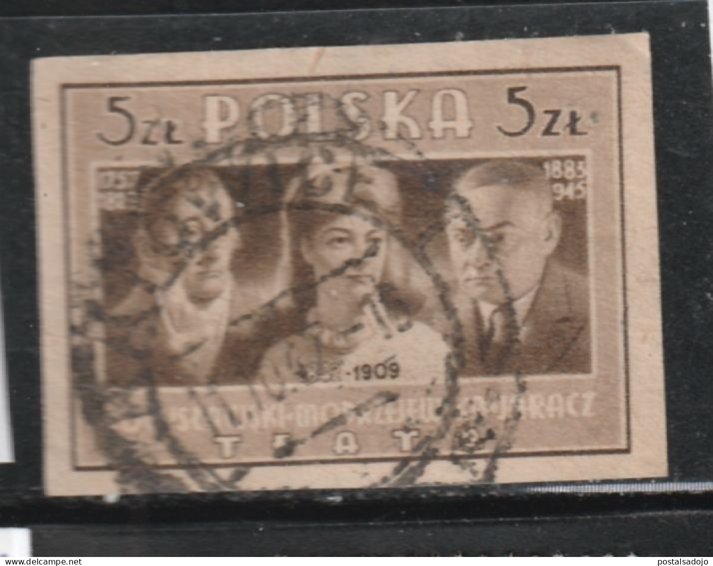 POLOGNE 535 // YVERT 490 // 1947 - Used Stamps