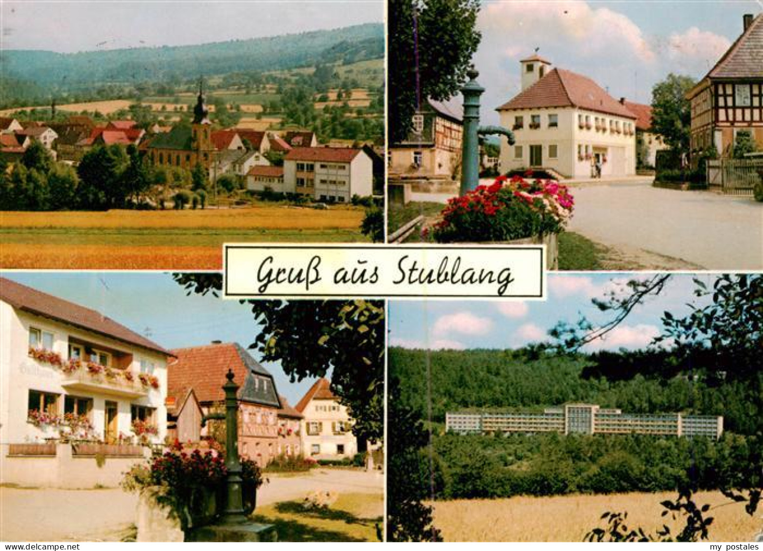 73936738 Stublang Dorfansicht Dorfbrunnen Brauerei Hennemann Sanatorium Lautergr - Staffelstein