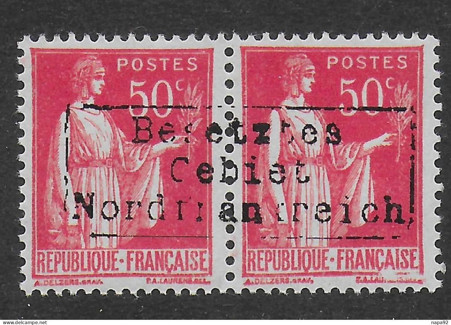 FRANCE 1940 - TIMBRE DE GUERRE - YT 6** - COUDEKERQUE - FAUX - Francobolli Di Guerra