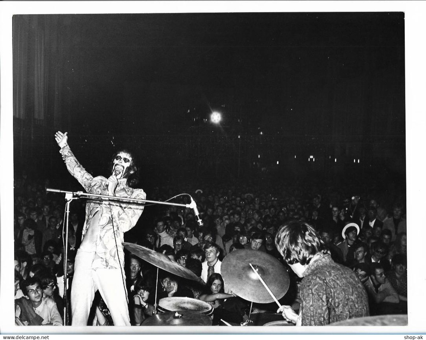 C6150/ Arthur Brown In London Konzert Pressefoto Foto 25 X 20 Cm Ca.1968 - Other & Unclassified