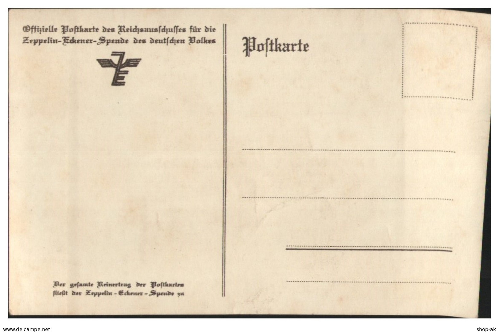 Y28516/ Graf Zeppelin,  Zeppelin-Eckener-Spende AK  - Airships