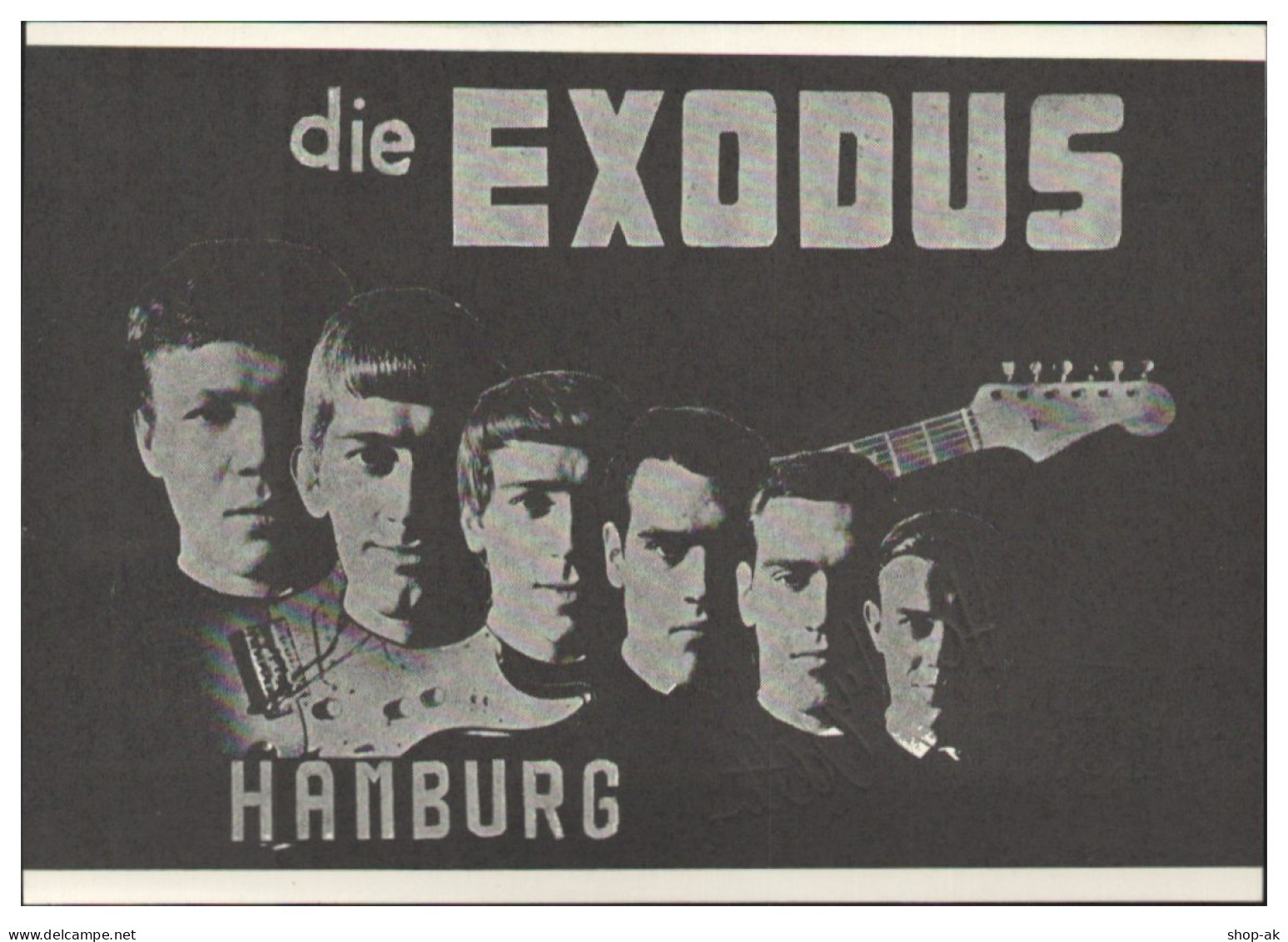 Y28919/ The Exodus Aus Hamburg Beat- Popgruppe Autogramm Autogrammkarte 60er - Autographs