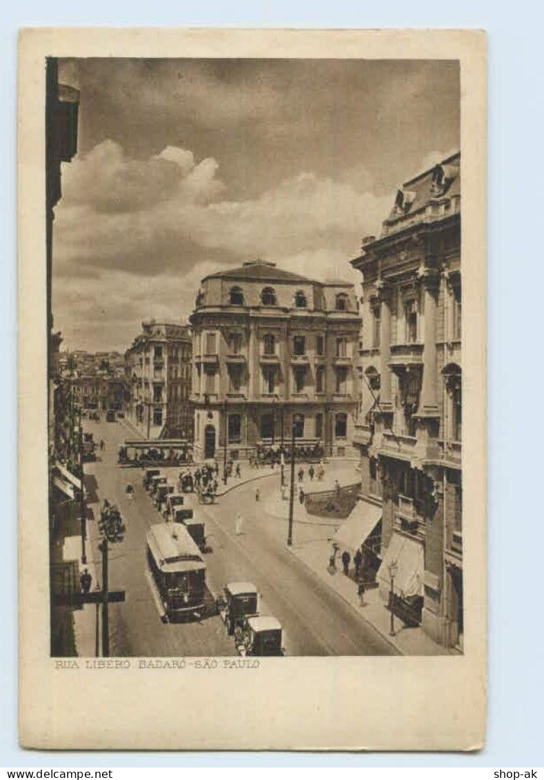 P3T28/ Sao Paulo Straßenbahn Brasilien Brazil Ca.1925 - Autres & Non Classés