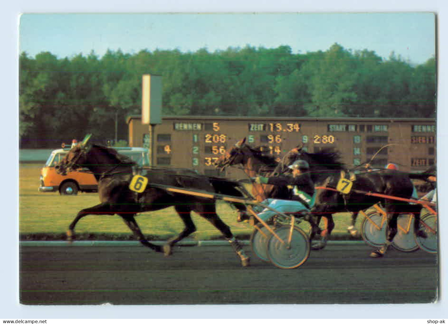 X1E27/ Trabrennen Sulky  AK 1975 - Jeux Olympiques