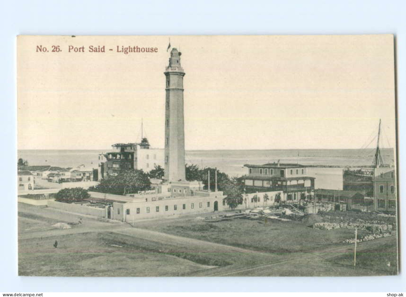 Y6921/ Ports Said Loghthouse Leuchtturm Ägypten AK Ca.1910 - Ohne Zuordnung