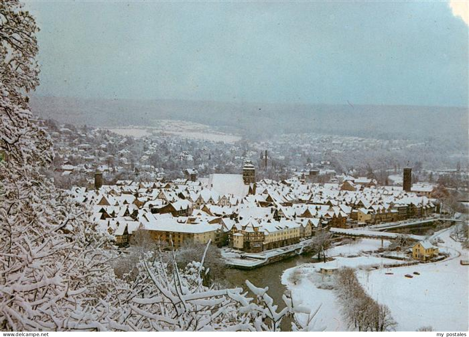 73936662 Hann._Muenden Winterpanorama - Hannoversch Muenden