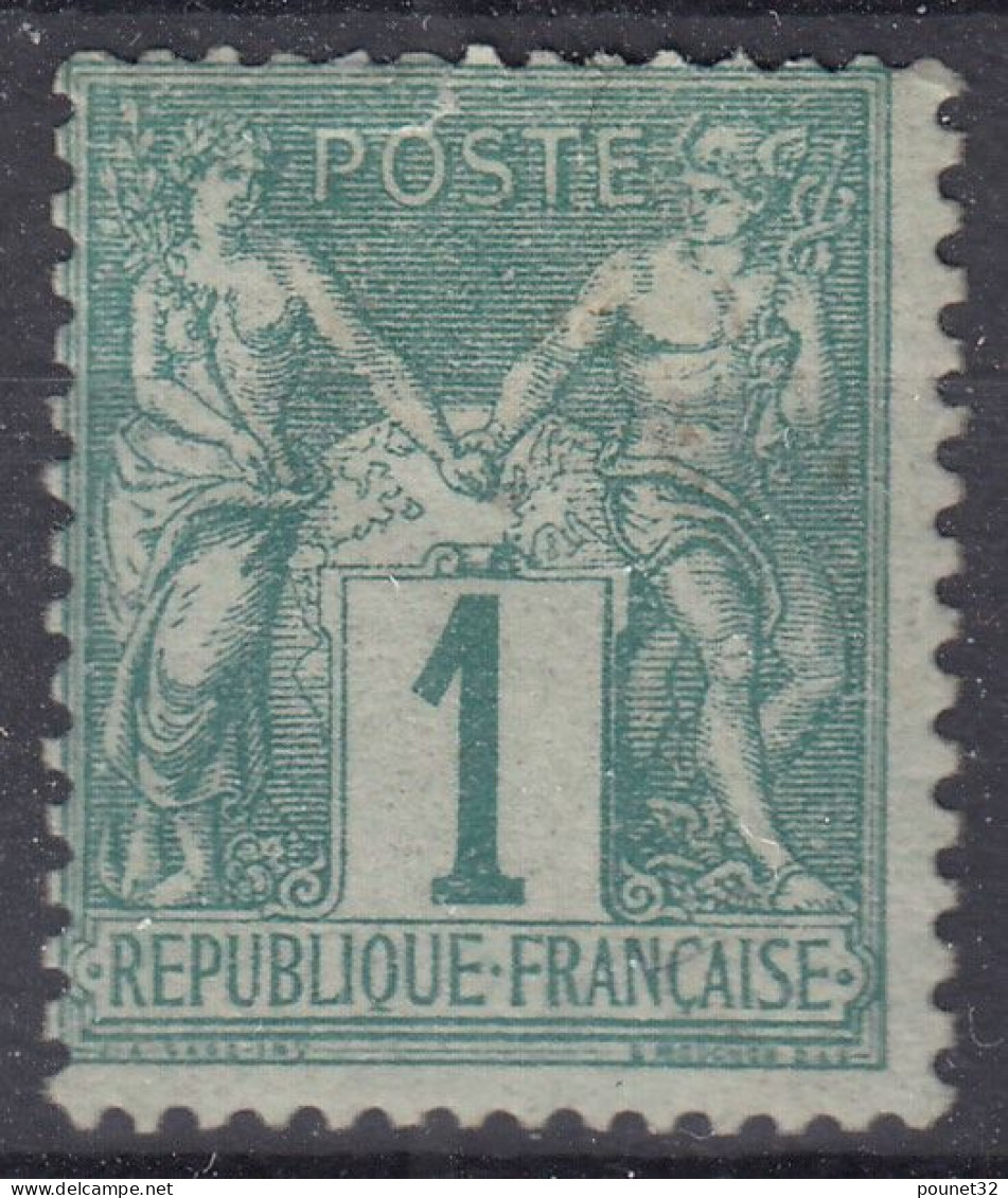 TIMBRE FRANCE SAGE N° 61 NEUF (**) GOMME NON D'ORIGINE SANS CHARNIERE - A VOIR - 1876-1878 Sage (Type I)