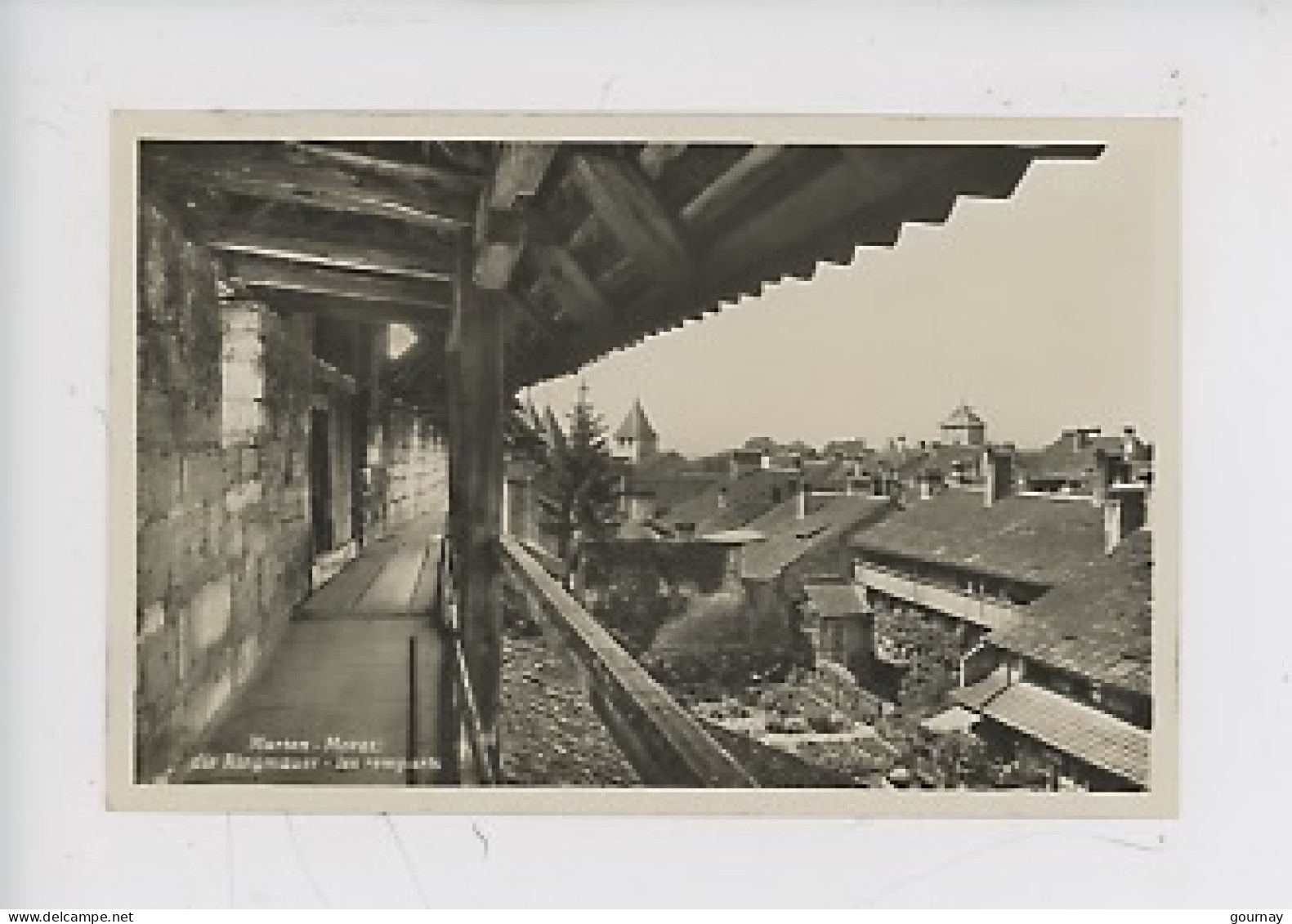 Suisse : Marten - Morat Murten Die Ringmauer - Les Remparts (cp Vierge 9804) - Murten