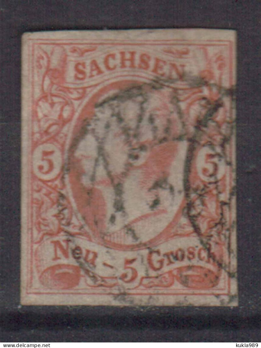 GERMANY SAXONY STAMPS. 18556 , Mi.#12, USED - Sachsen