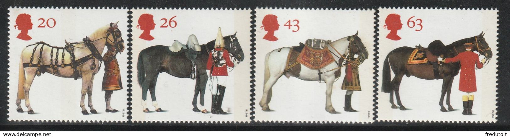 GRANDE BRETAGNE - N°1972/5 ** (1997) "British Horse Society" - Ongebruikt