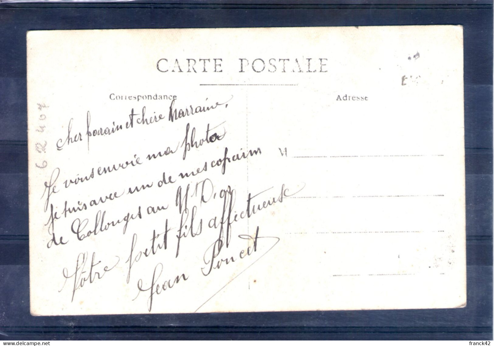 Carte Photo. 2 Soldats Du 56e. Photo Bras Montpellier - Regimientos