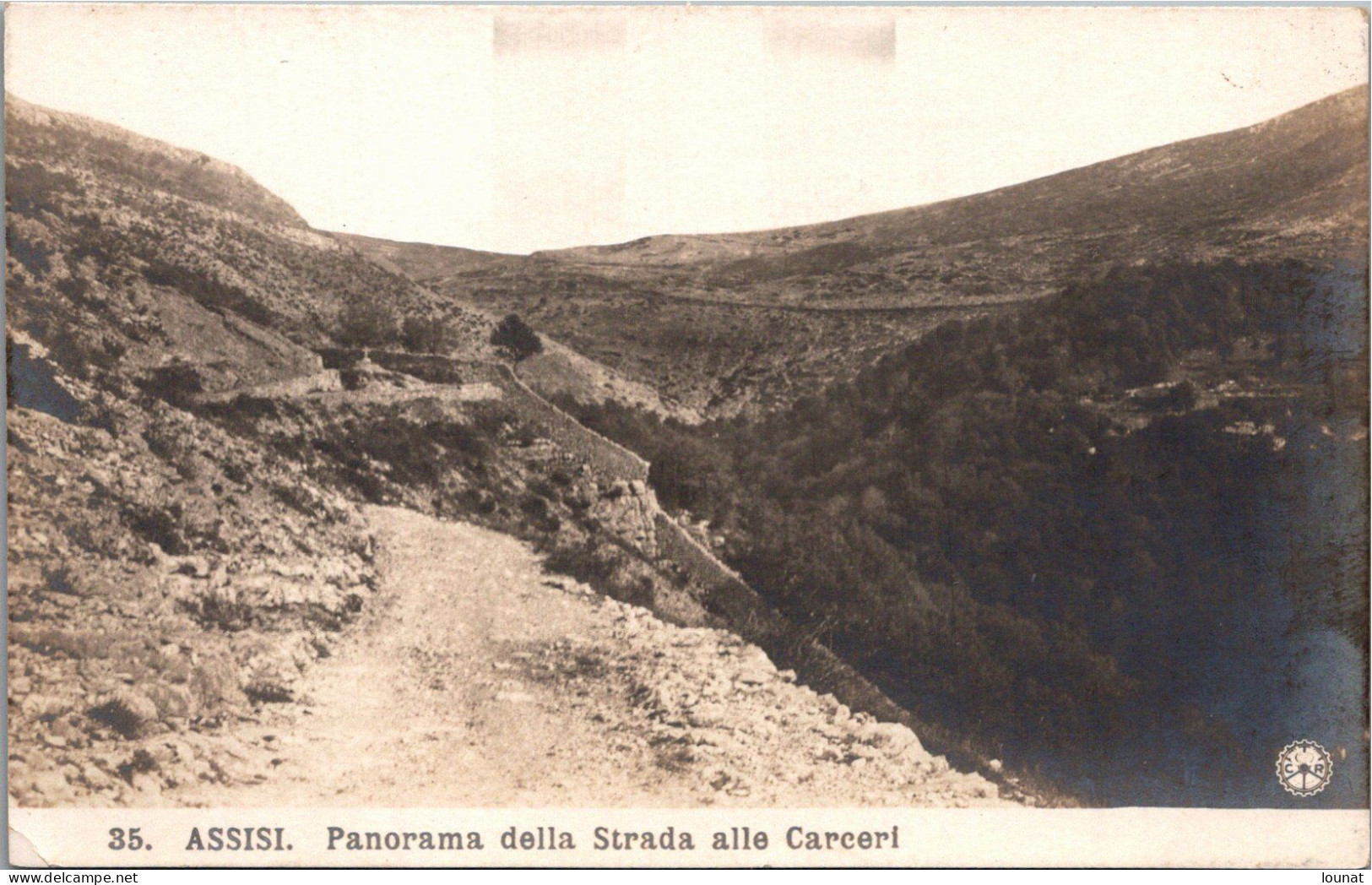 ASSISI. Panorama Della Strada Alle Carceri - Autres & Non Classés