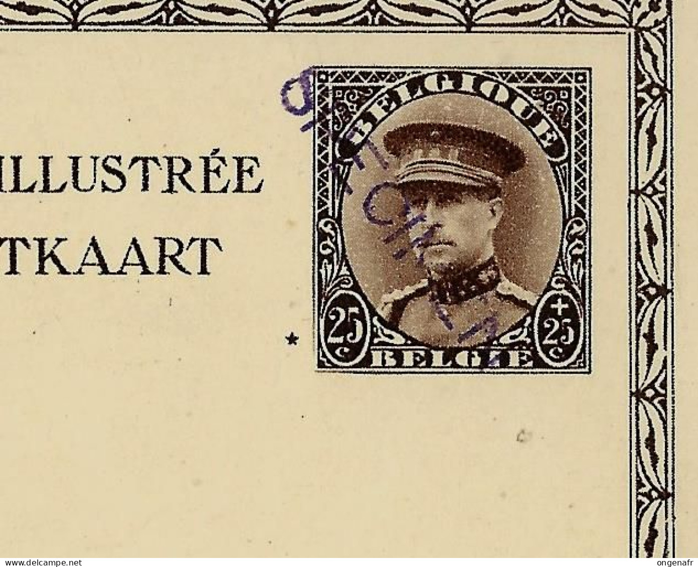 Carte Illustrées Neuve N° 21. Vue 22 ( TOURNAI ) - A.  Surcharge SPECIMEN En Violet - Postkarten 1934-1951