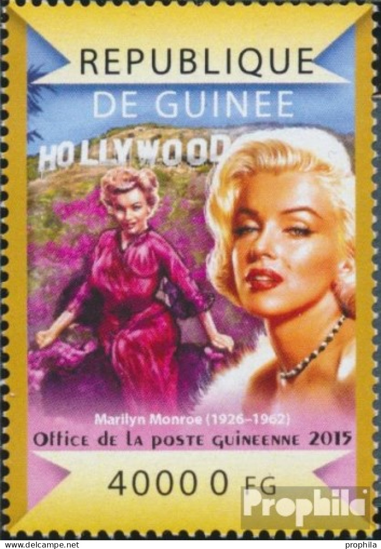 Guinea 10976 (kompl. Ausgabe) Postfrisch 2015 Marilyn Monroe - Guinea (1958-...)
