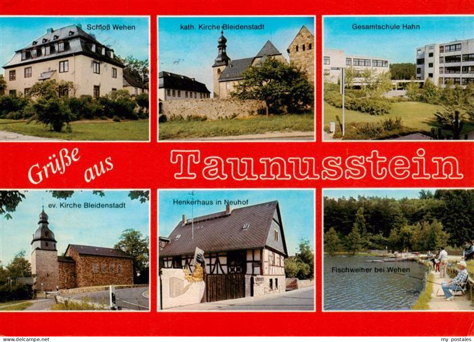 73936553 Bleidenstadt_Taunusstein Schloss Wehen Kath Kirche Gesamtschule Hahn He - Taunusstein