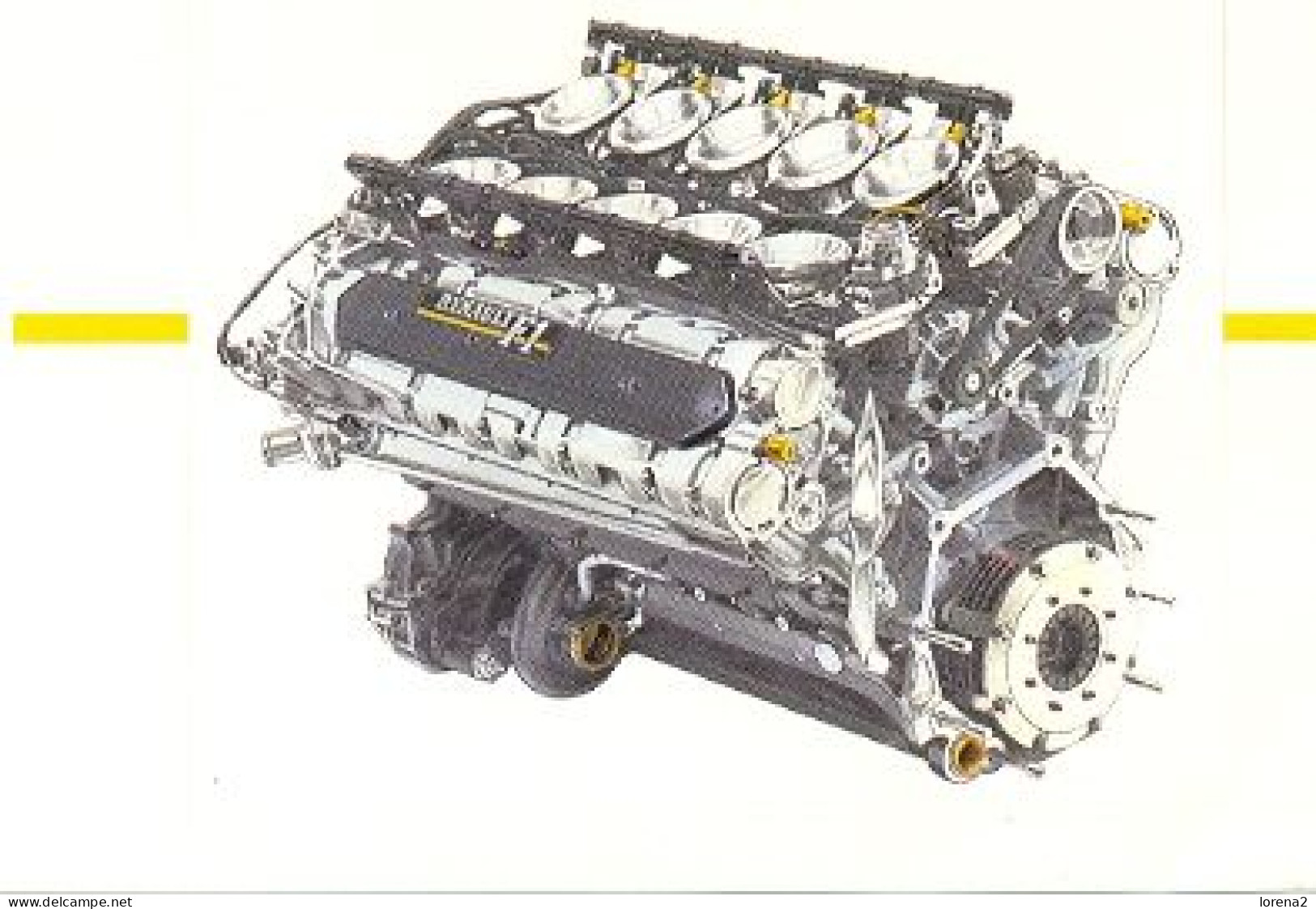 Pegatina. Motor Fórmula-1. Renault. 24-aut76 - Adesivi