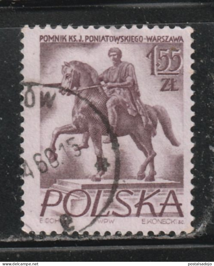 POLOGNE 542 // YVERT 809 // 1955-56 - Gebruikt