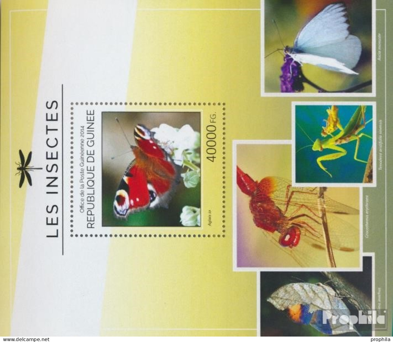 Guinea Block 2430 (kompl. Ausgabe) Postfrisch 2014 Insekten - Guinée (1958-...)