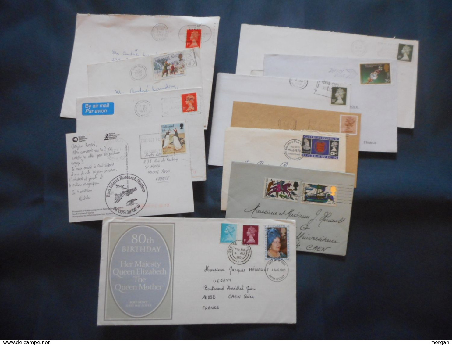 ANGLETERRE, JOLI LOT D'ENVELOPPES FDC ET ENVOIS PHILATELIQUES + ILES ANGLAISES - Collections (sans Albums)