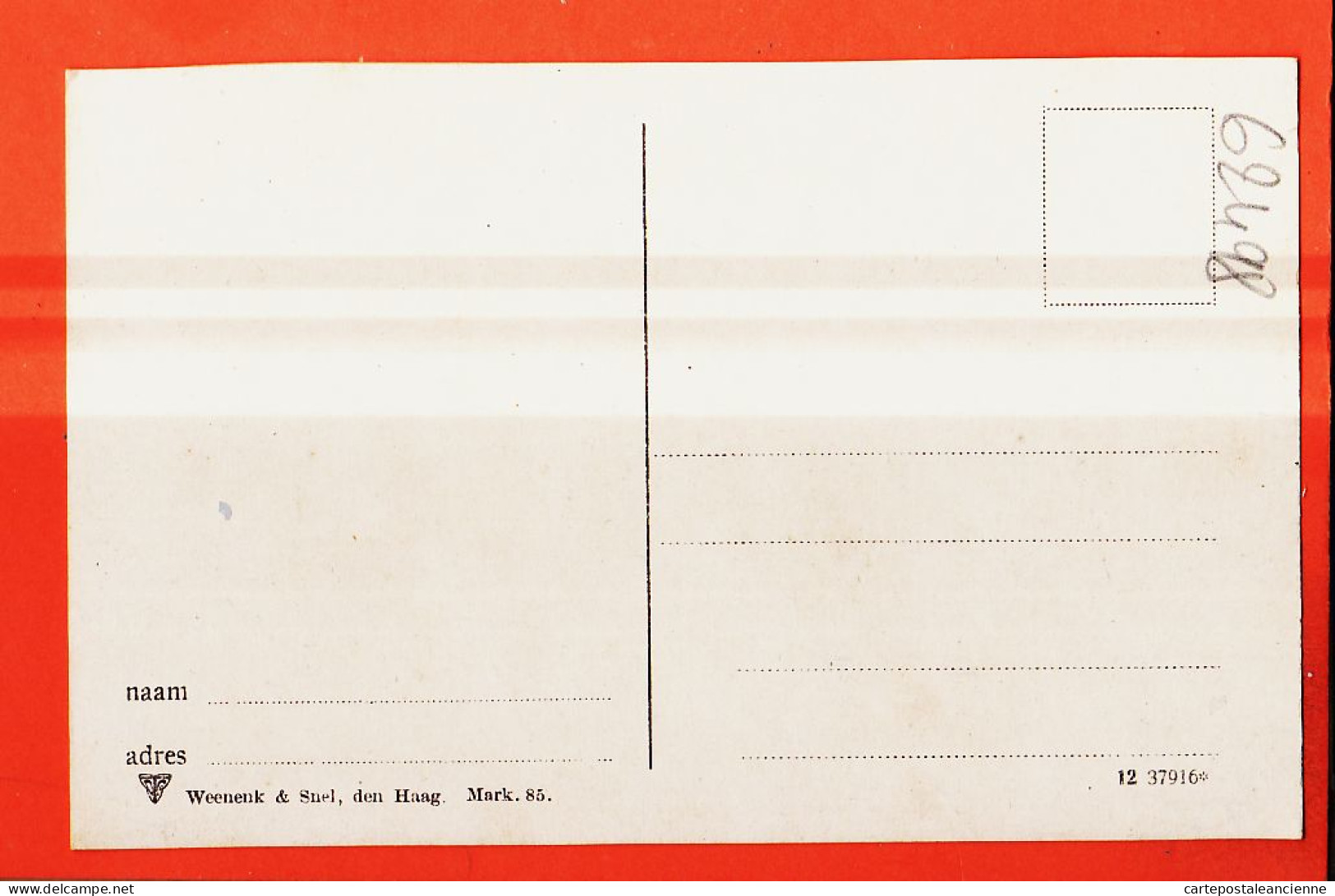 07529 ● MARKEN Hollandse Meisjes Klederdracht En Klompen Costuum 1910s WEENENK SNEL Den Haag Mar. 85 10-24334  - Marken