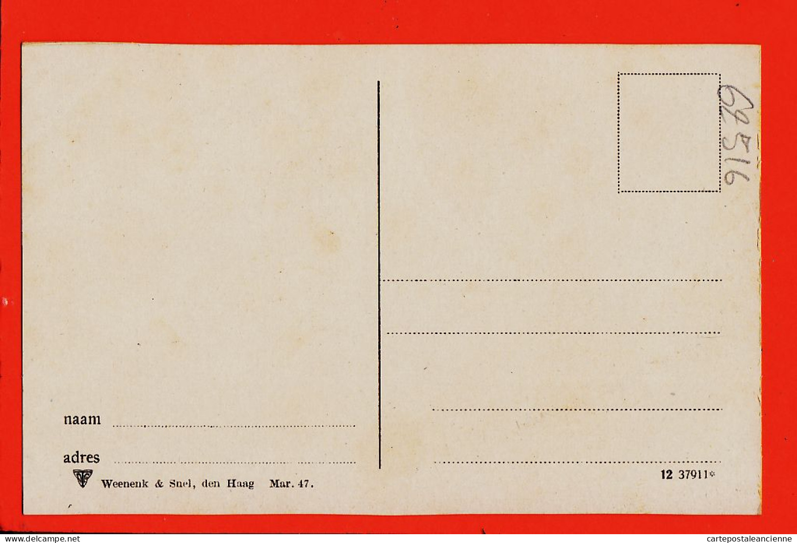 07522 ● MARKEN Noord-Holland Vrouwelijke Kinderen Voor Het Huis Van Hun Vissers 1910s WEENENK SNEL Den Haag Mar.47 - Marken