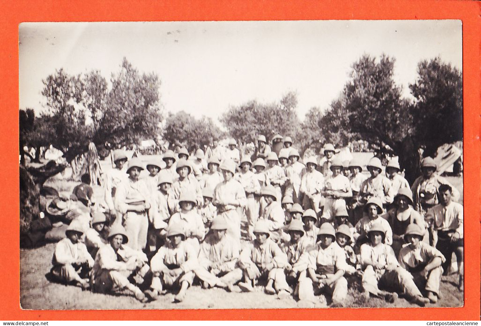 07889 ● Rare Carte-Photo (2) CAP-BON Tunisie Manoeuvres 20 Juin 1930 Les PLUCHES à ROCBADE ?  Tunis - Tunesien